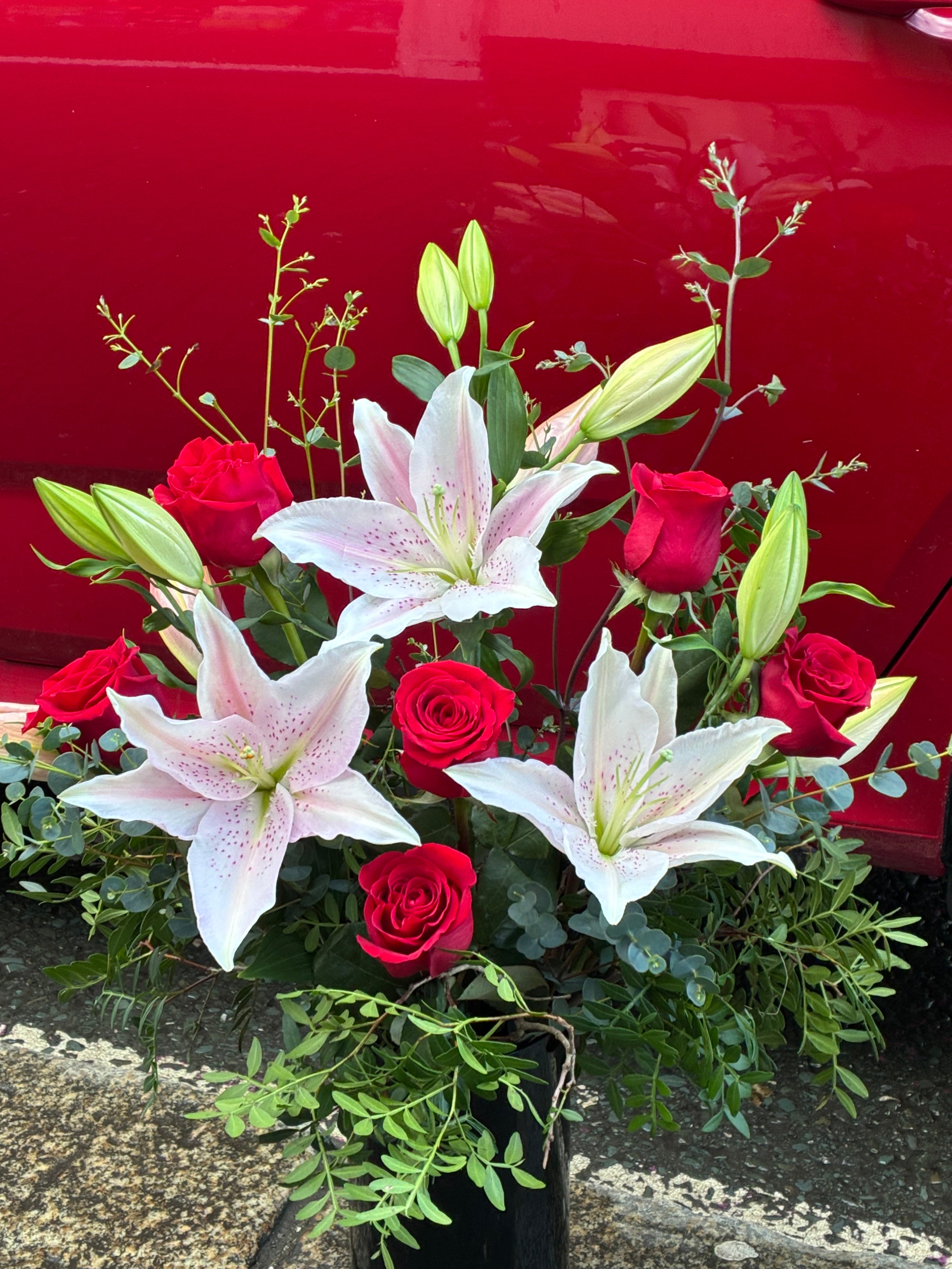 Hand-tied Rose Bouquet Same Day Delivery Dublin | Malahide Florist