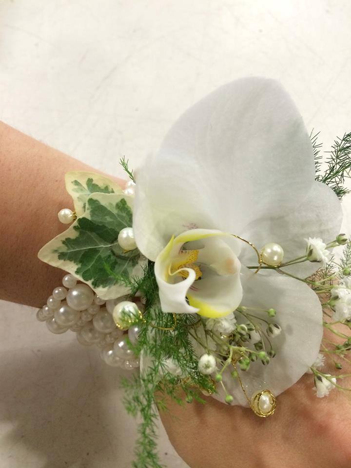 Corsage Artificial Orchids