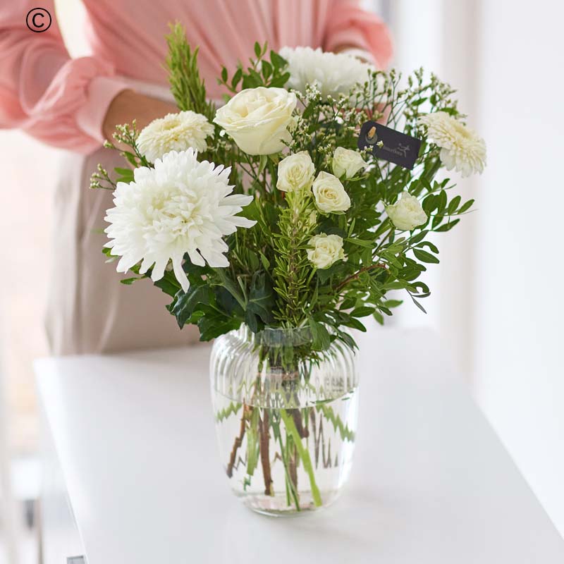 Soft & Neutral Vase Arrangement