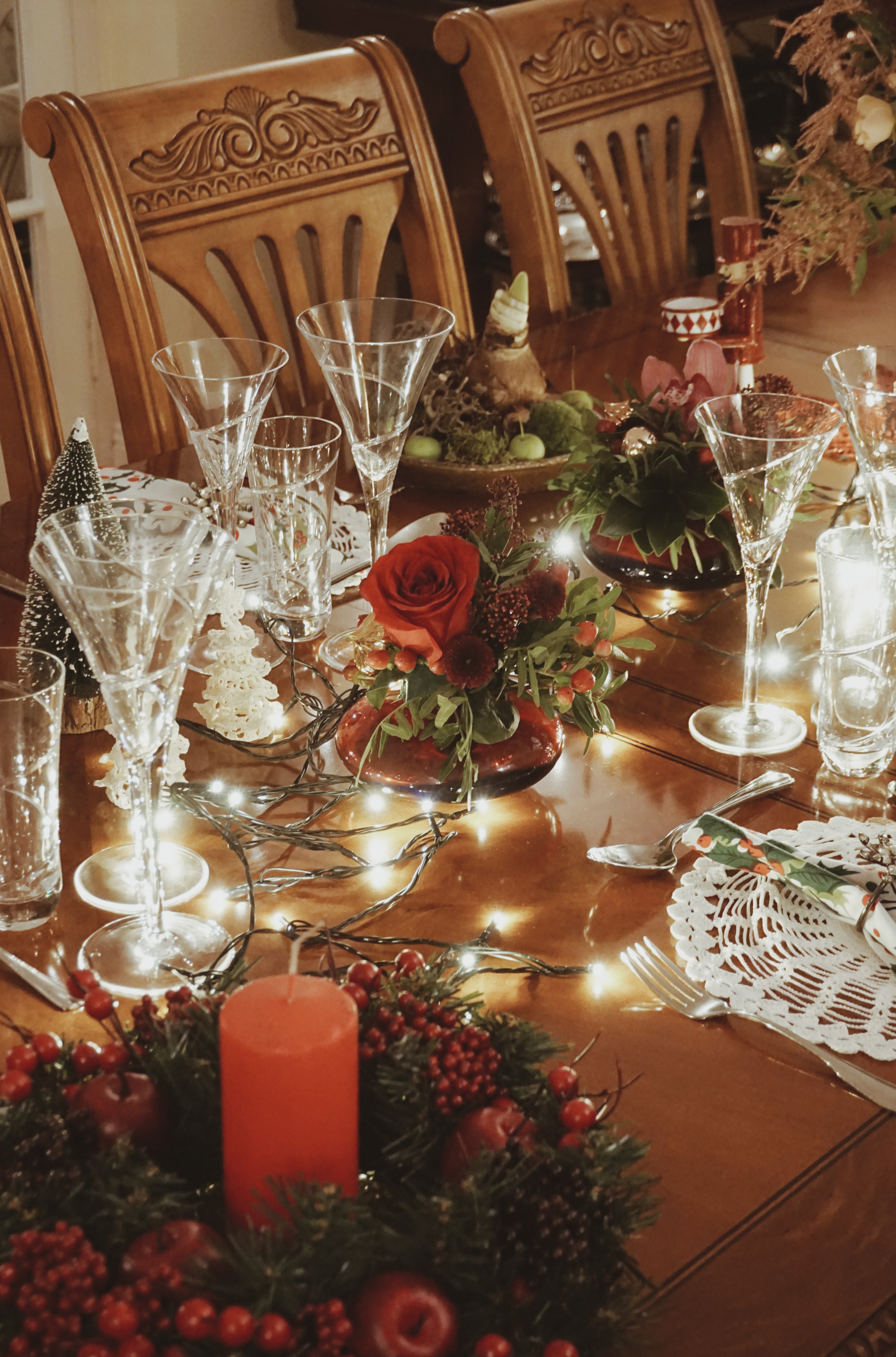 Little Christmas Glow Vase