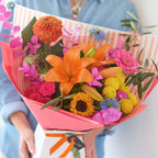 Vibrant Hand-Tied Bouquet