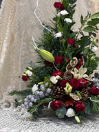 Front Facing Christmas Arrangement