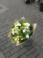 Monochrome Hand-Tied Bouquet