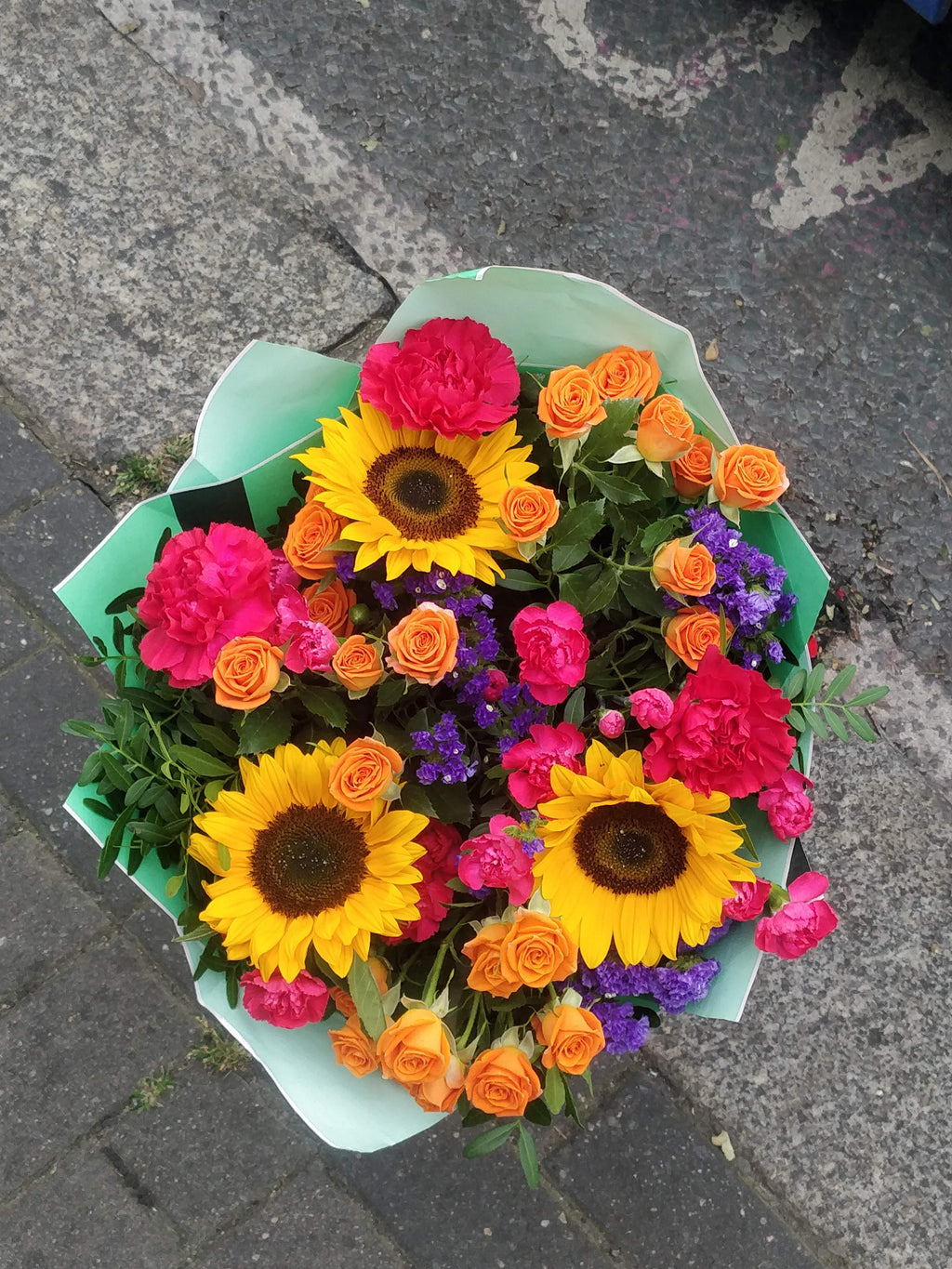 Vibrant Hand-Tied Bouquet