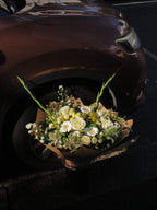 Monochrome Hand-Tied Bouquet