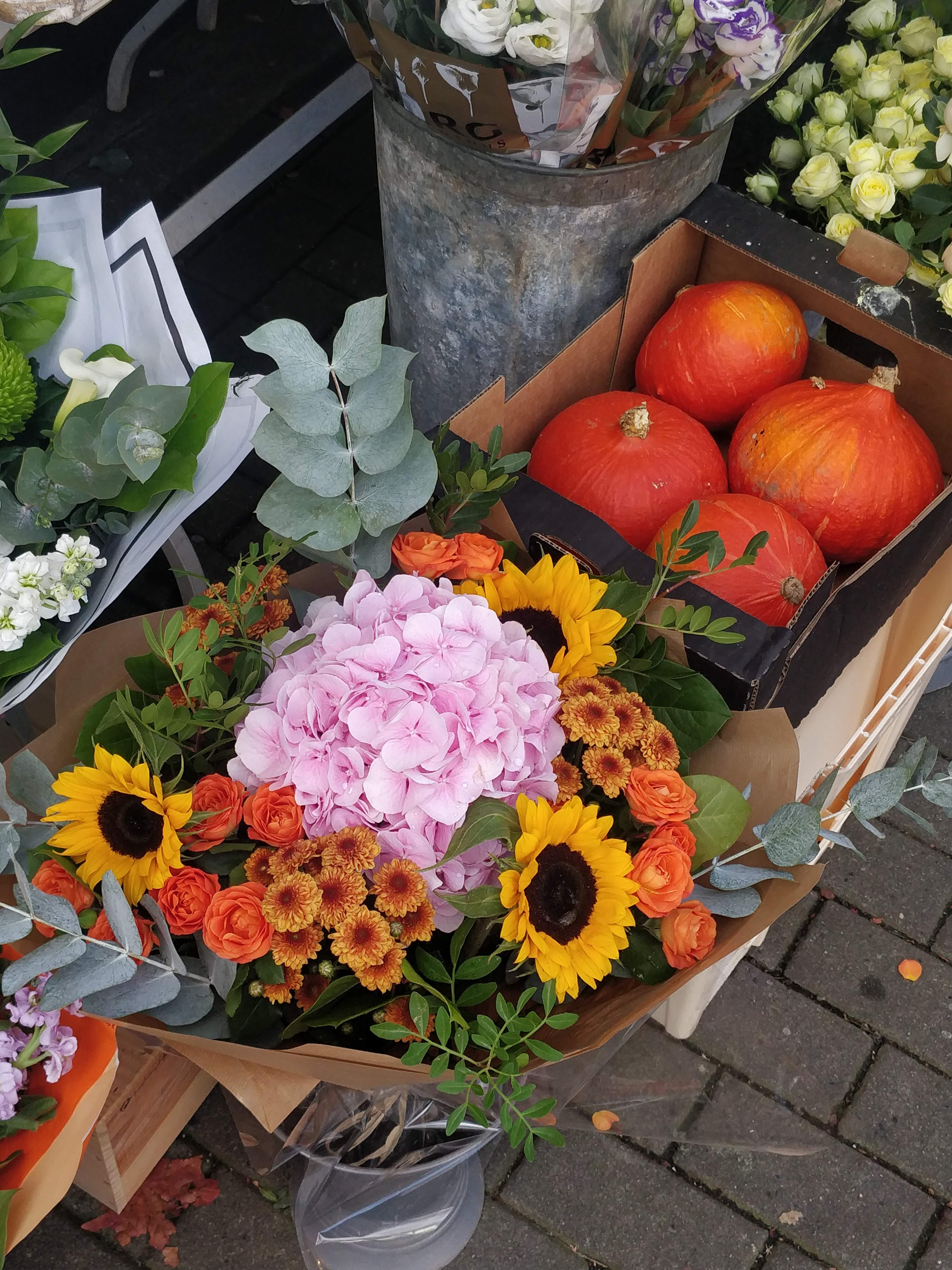 Autumnal Hand-Tied Bouquet
