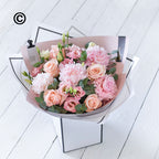 Monochrome Hand-Tied Bouquet