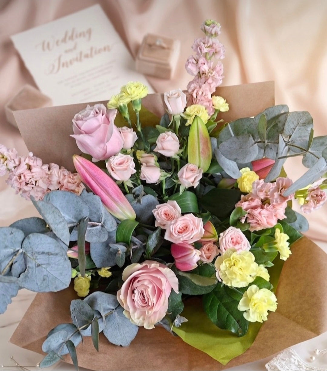 Pastel Hand-Tied Bouquet