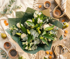 Monochrome Hand-Tied Bouquet