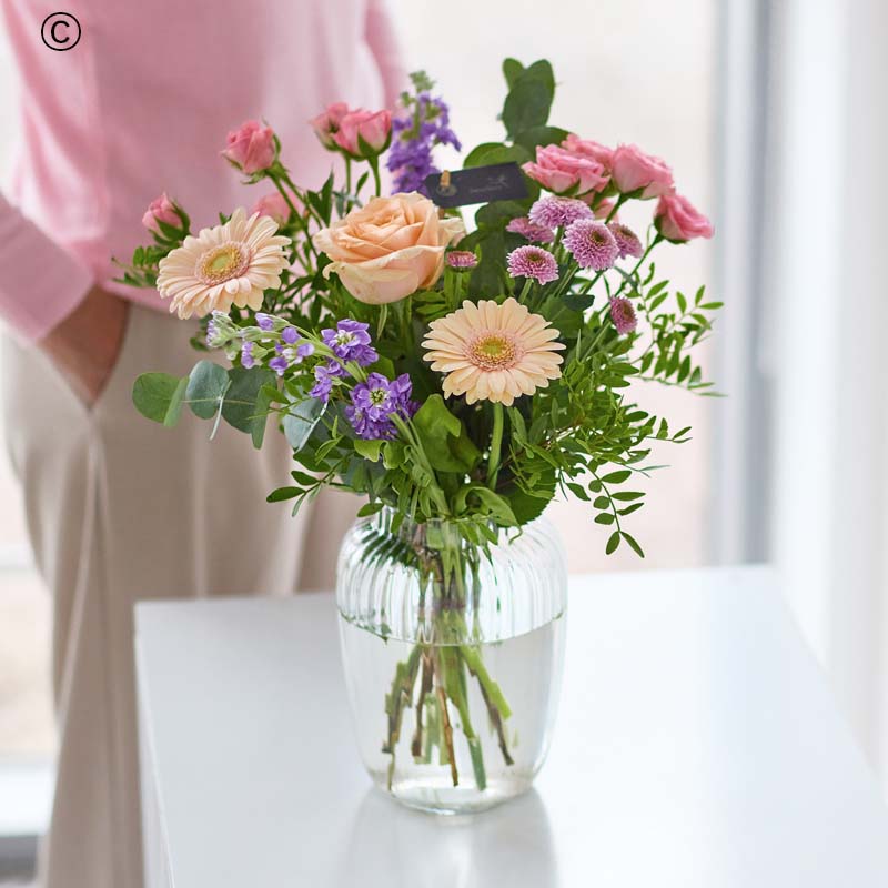 Pastel Vase Arrangement