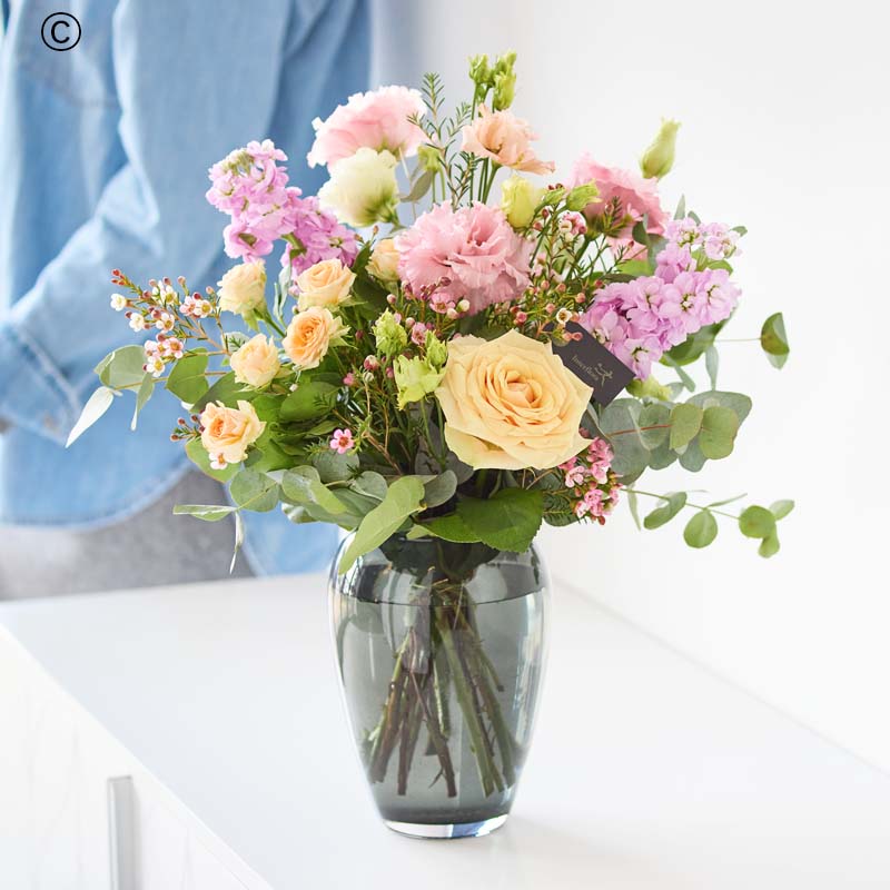 Pastel Vase Arrangement